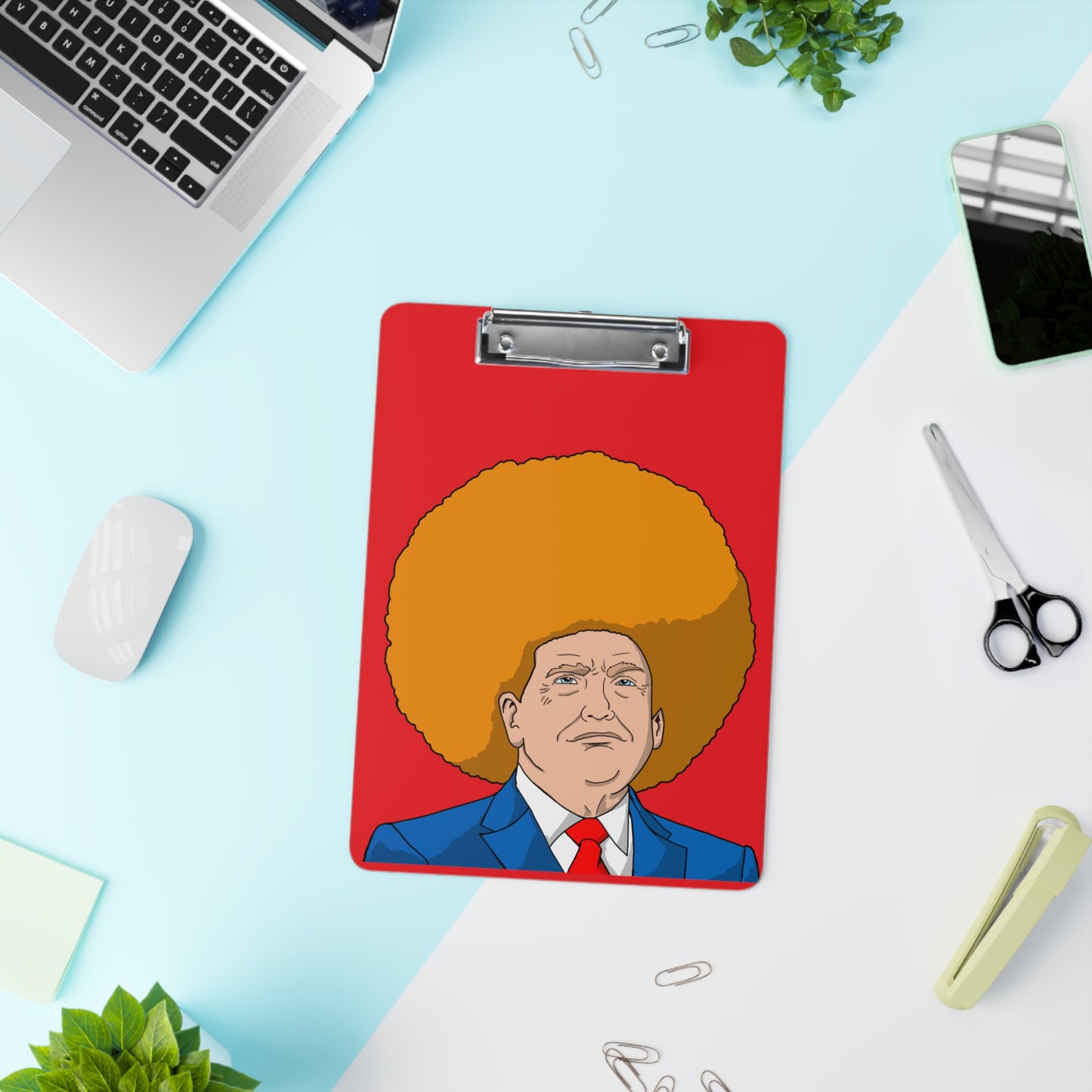 Trump For President Clipboard (Red)