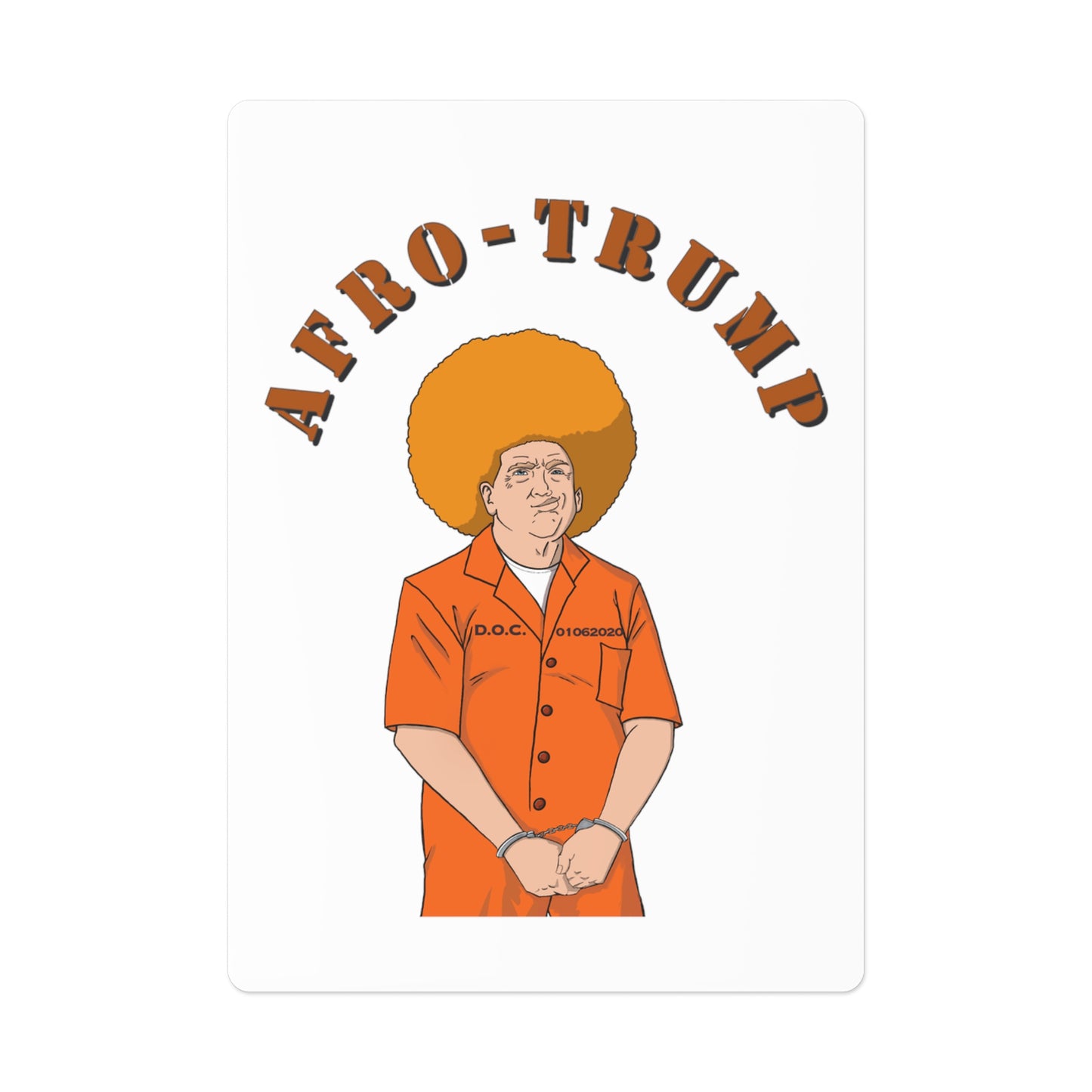 Afro Trump Poker Cards