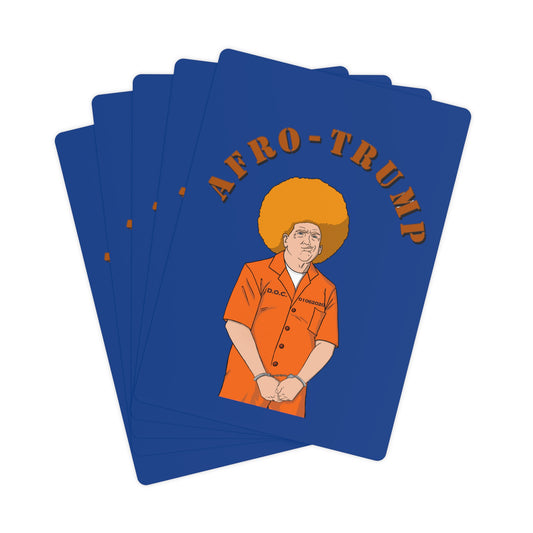 Afro Trump Poker Cards