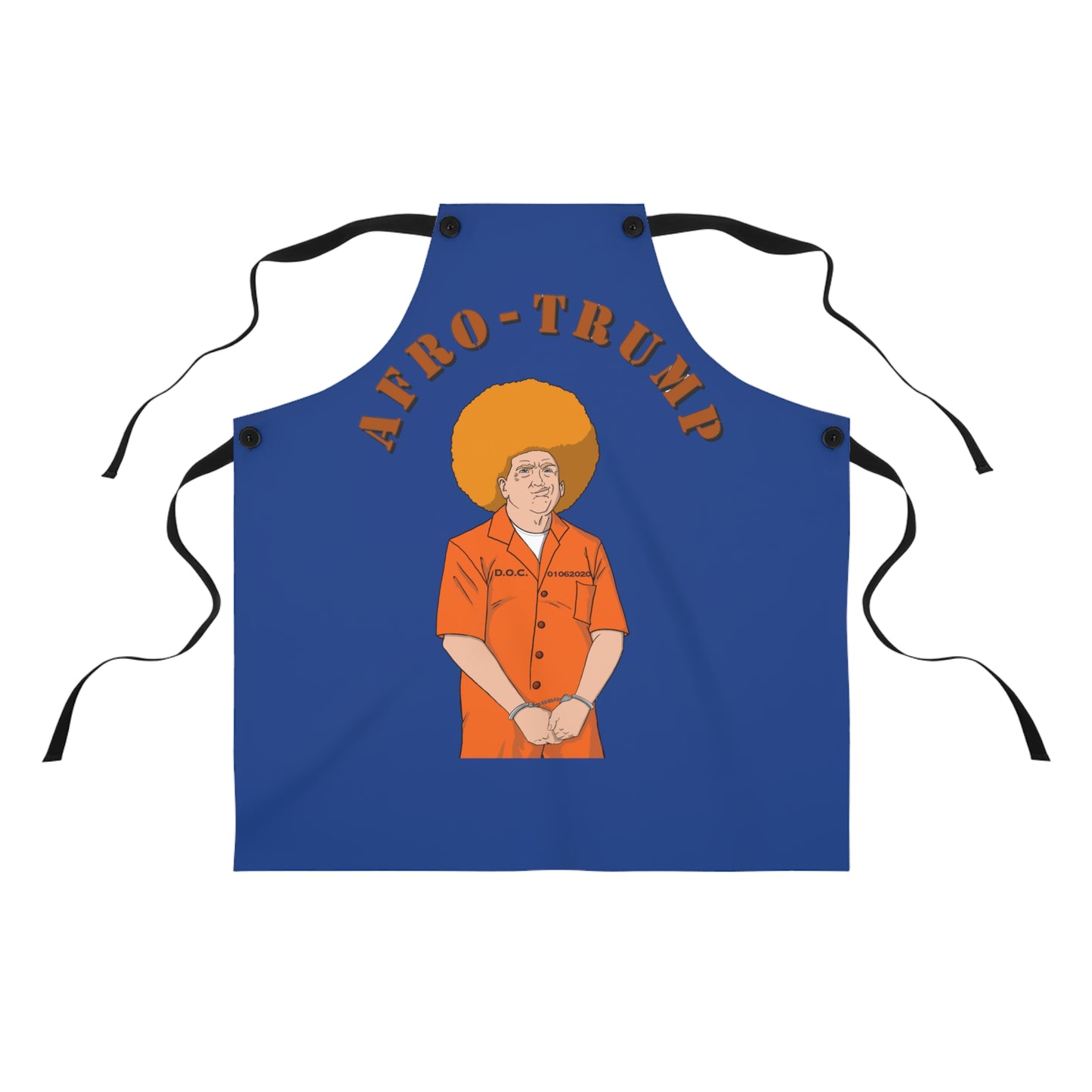 Afro Trump Apron (Blue)