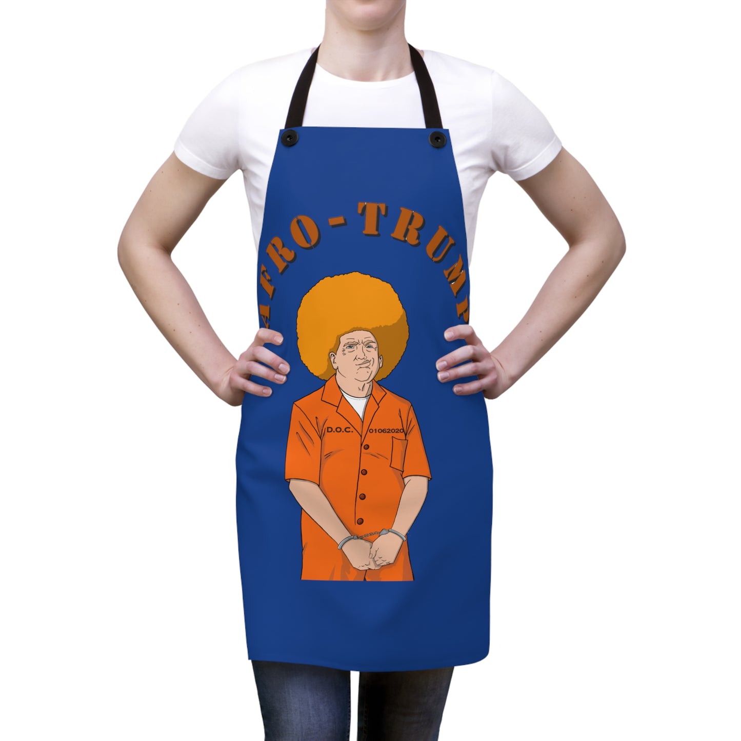 Afro Trump Apron (Blue)