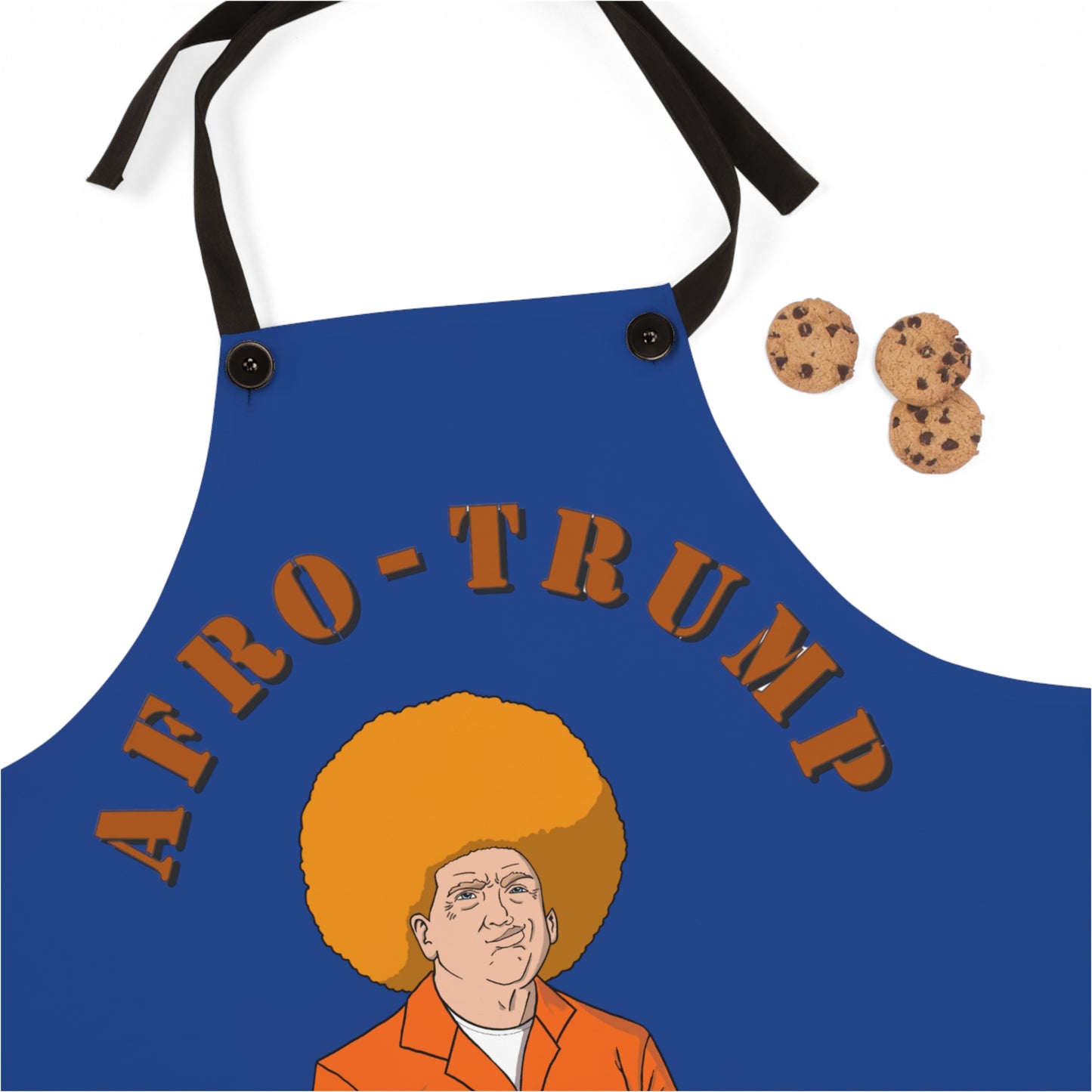 Afro Trump Apron (Blue)