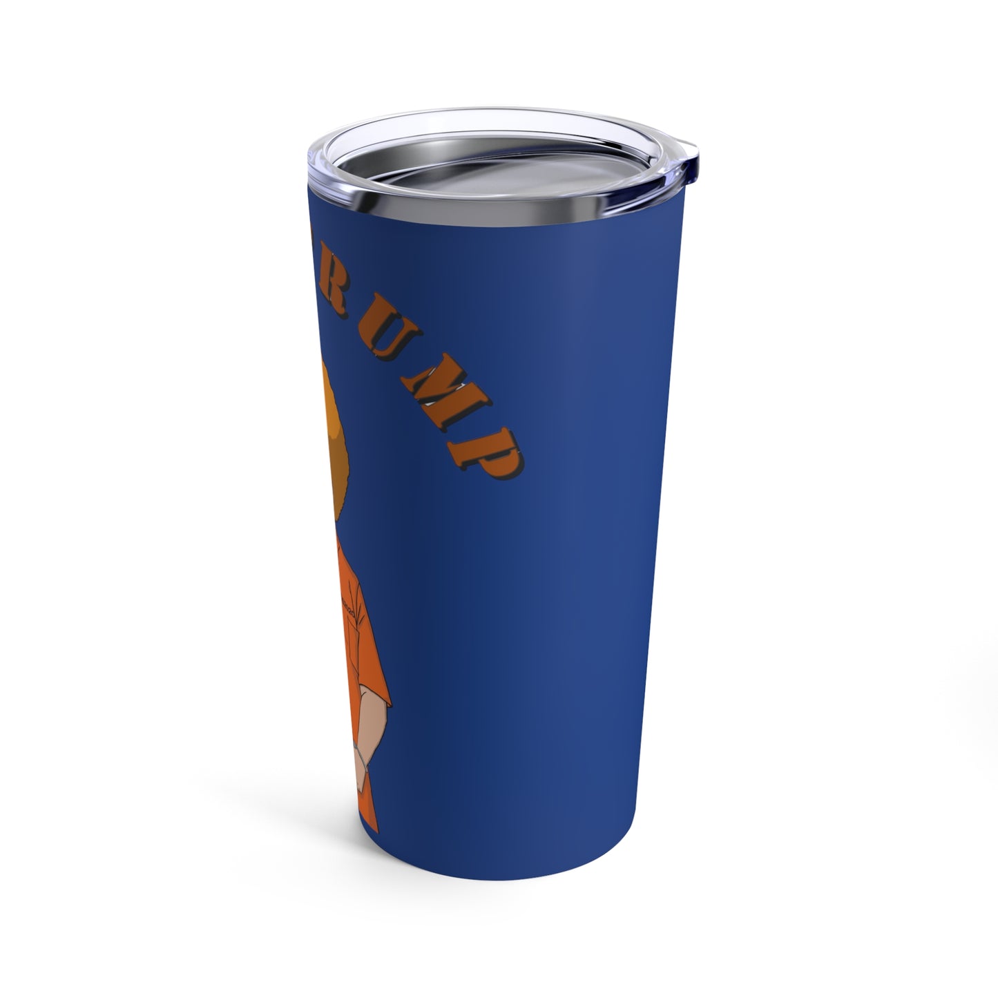 Afro Trump Tumbler 20oz (Blue)