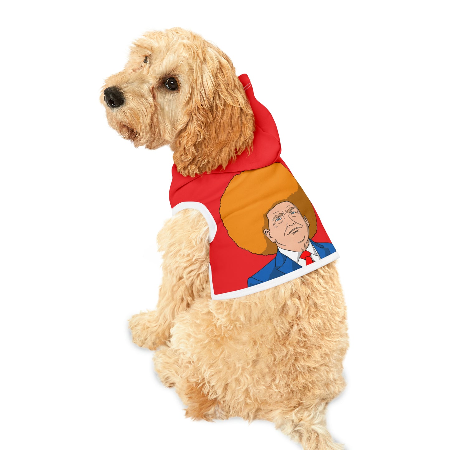 Trump For President Pet Hoodie (Red)