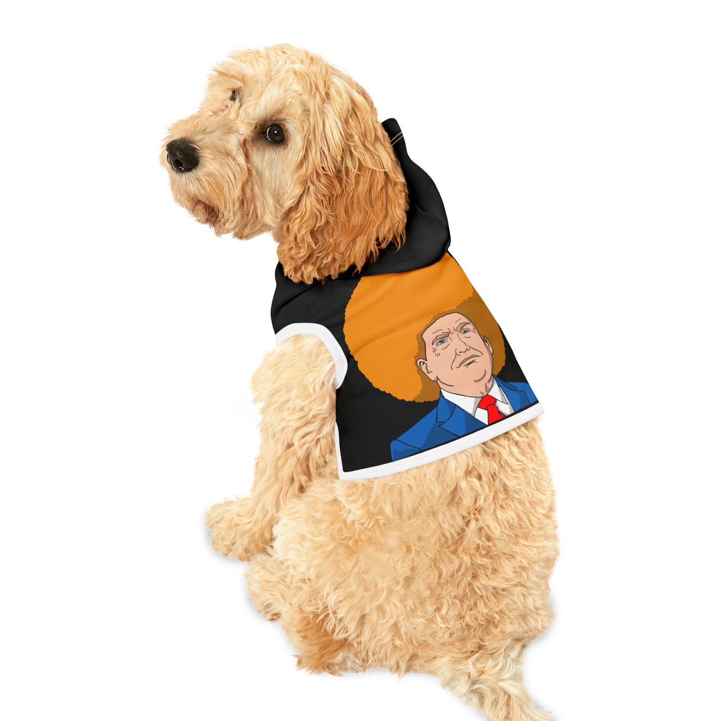 Trump For President Pet Hoodie (Black)