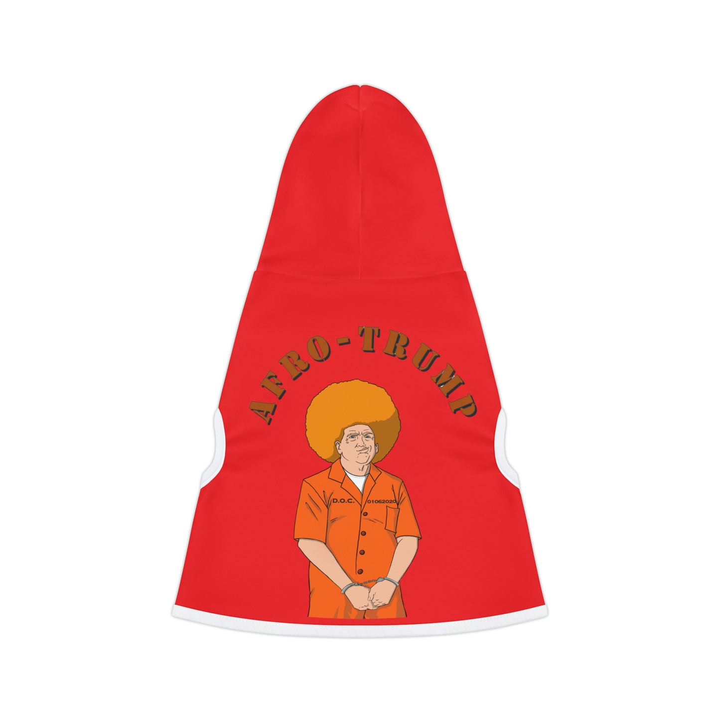 Afro Trump Pet Hoodie (Red)