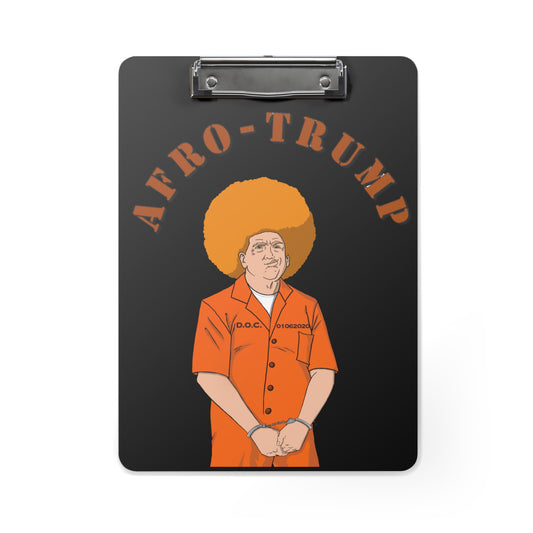 Afro Trump Clipboard (Black)