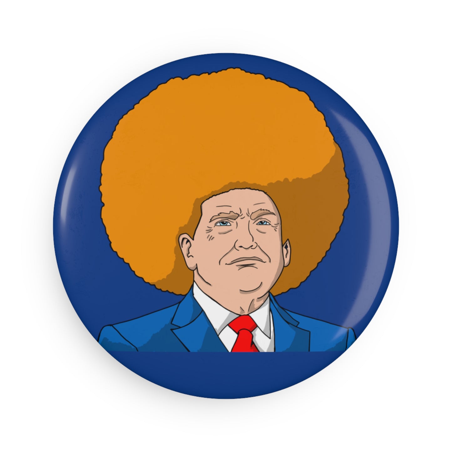 Copy of Afro Trump Button Magnet, Round (1 & 10 pcs)